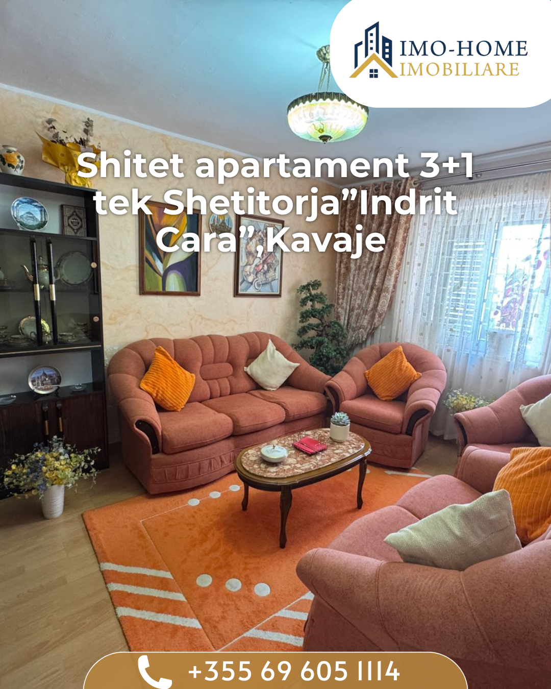 ⚡️Shitet apartament 3+1 prane shetitores “Indrit C