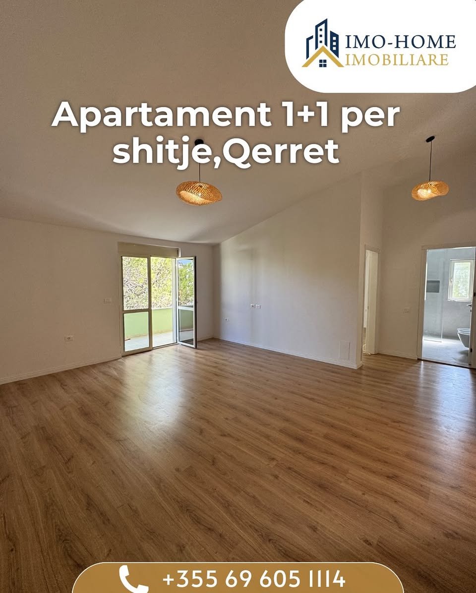 💥Shitet apartament 1+1 ne zone kompleksi,Qerret💥