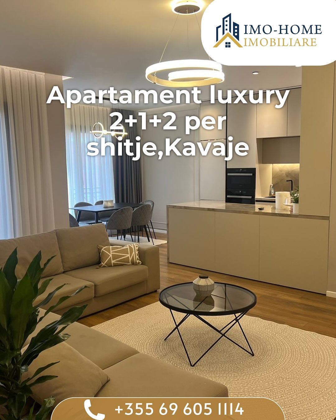 💥Shitet apartament luksoz 2+1+2 tualete ,Kavaje💥