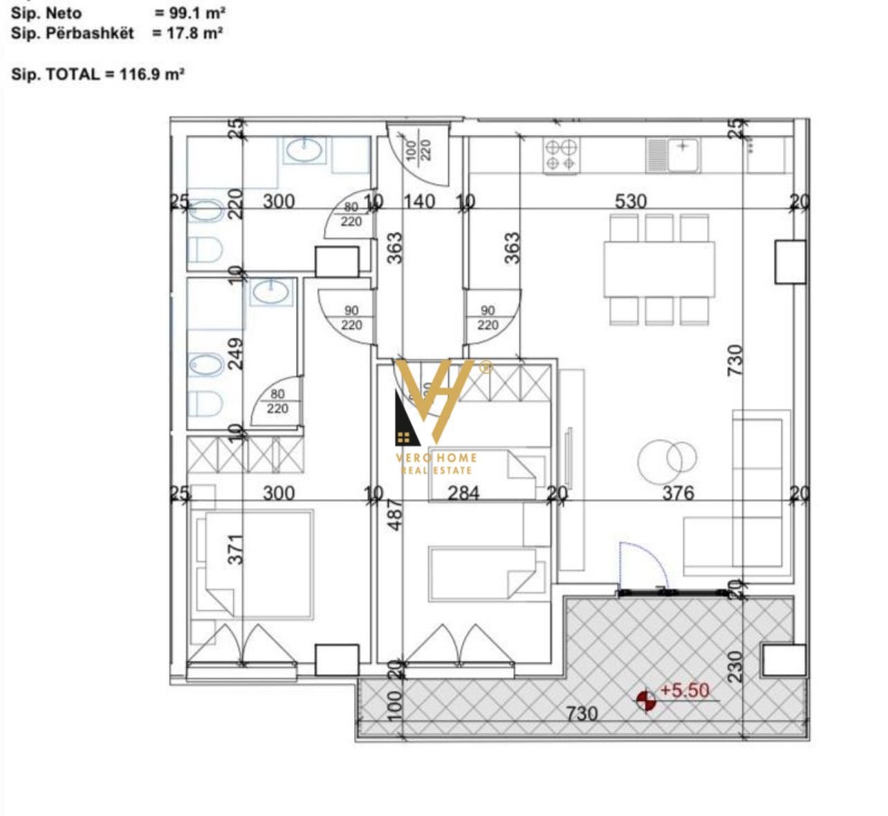 2+1 NE LAPRAKE, KOM AURA 186.700 EURO