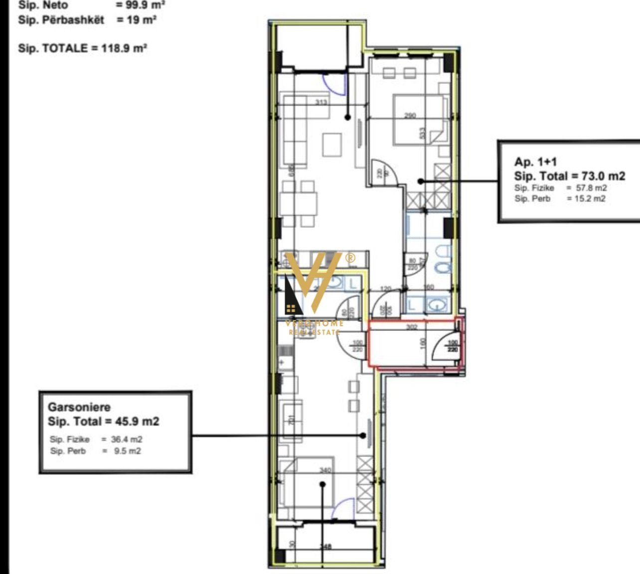 1+1 DHE GARSONIERE NE LAPRAKE 189.000 EURO