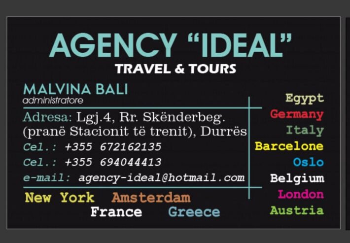 Agjensi ideal Durres Ofron vend pune