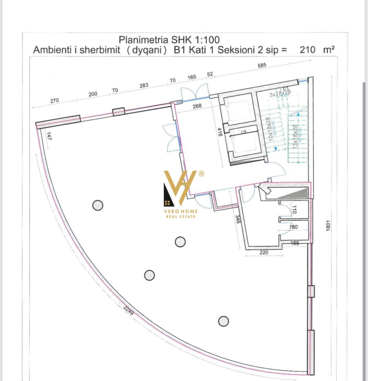 ZYRE 210 M2 TE RRUGA E KAVAJES 650.000 EURO