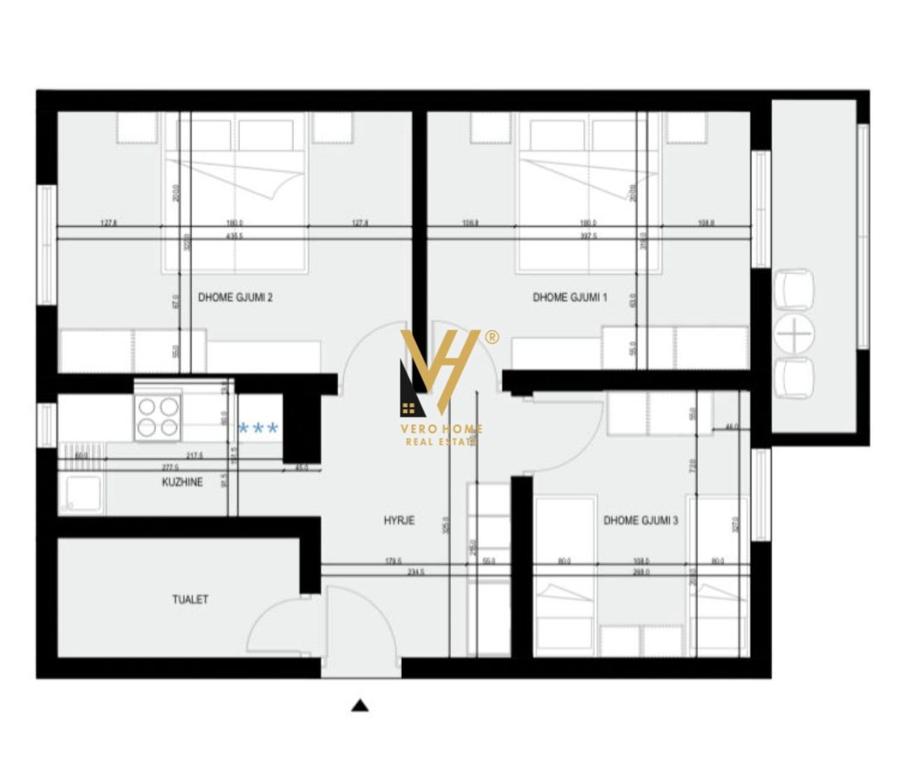 ZYRE 74 M2 ME QERA TE TREGU ÇAM 68.000 LEKE