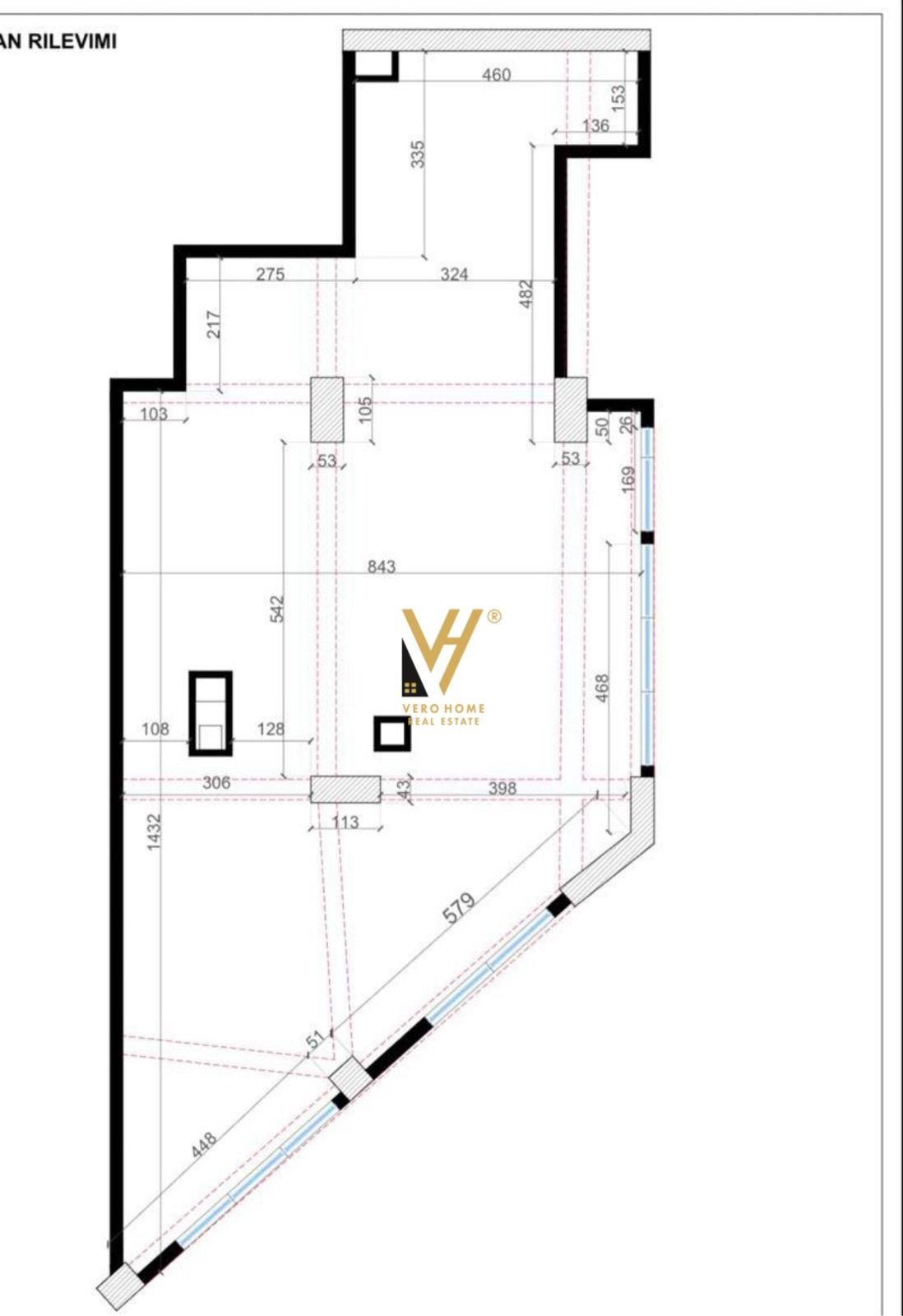 AMBIENT 130 M2 BLLOKU AMBASADAVE 2.500 EURO