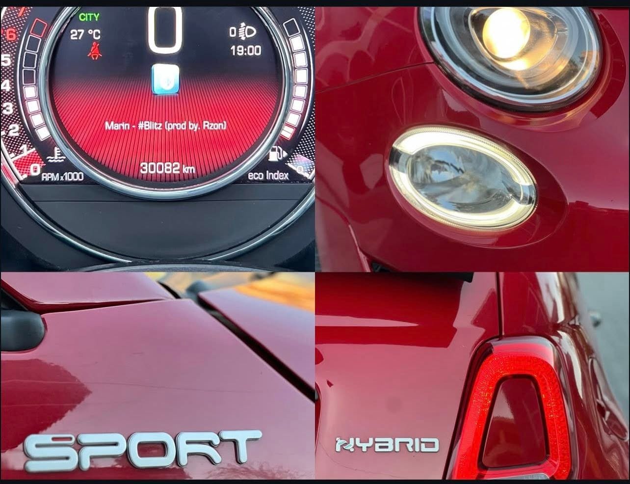 FIAT 500 SPORT-1.0 BENZIN HYBRID ELEKTRIK-CABRIO