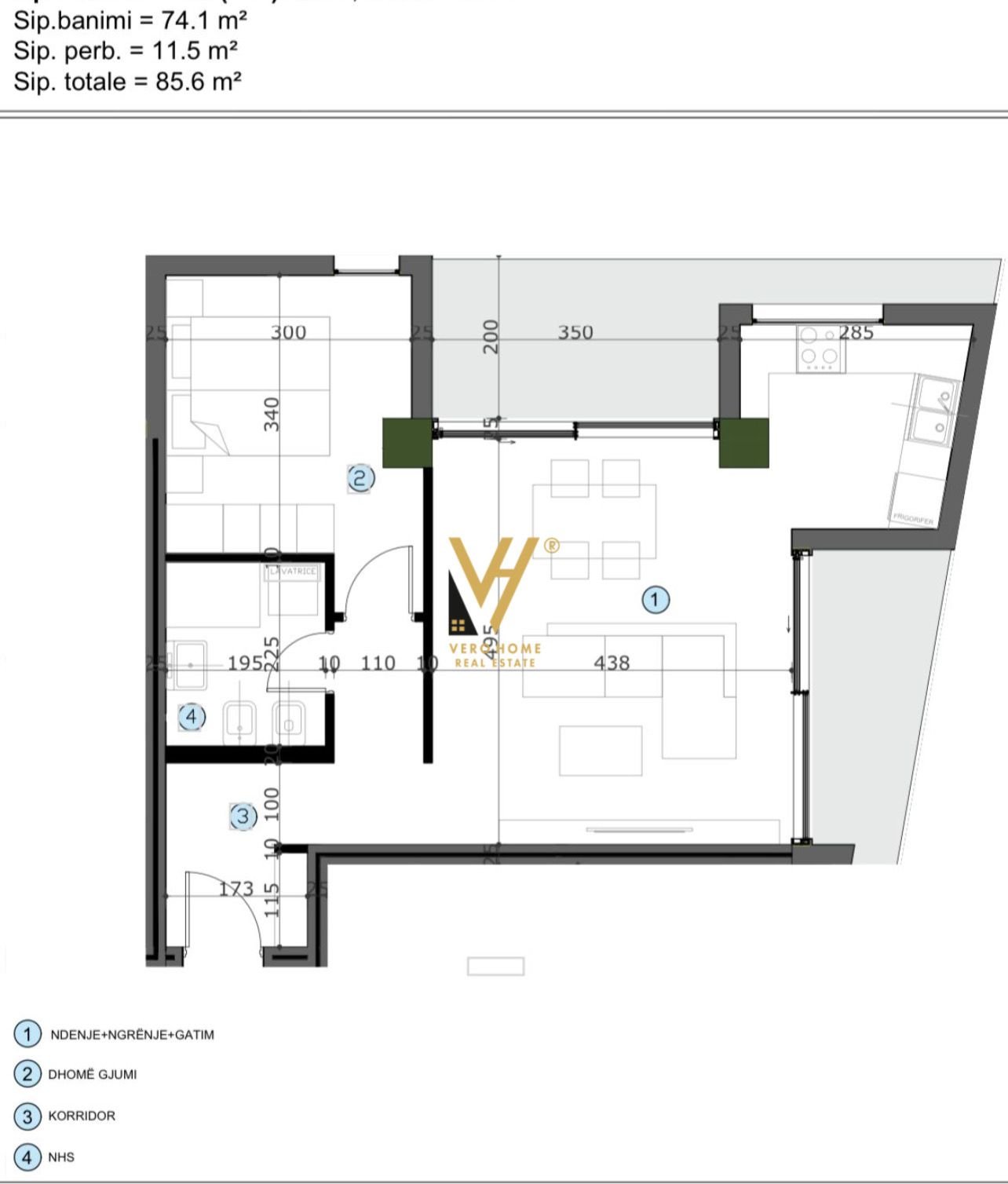 1+1+BLK TE MOA RESIDENC, KASHAR 120.000 EURO