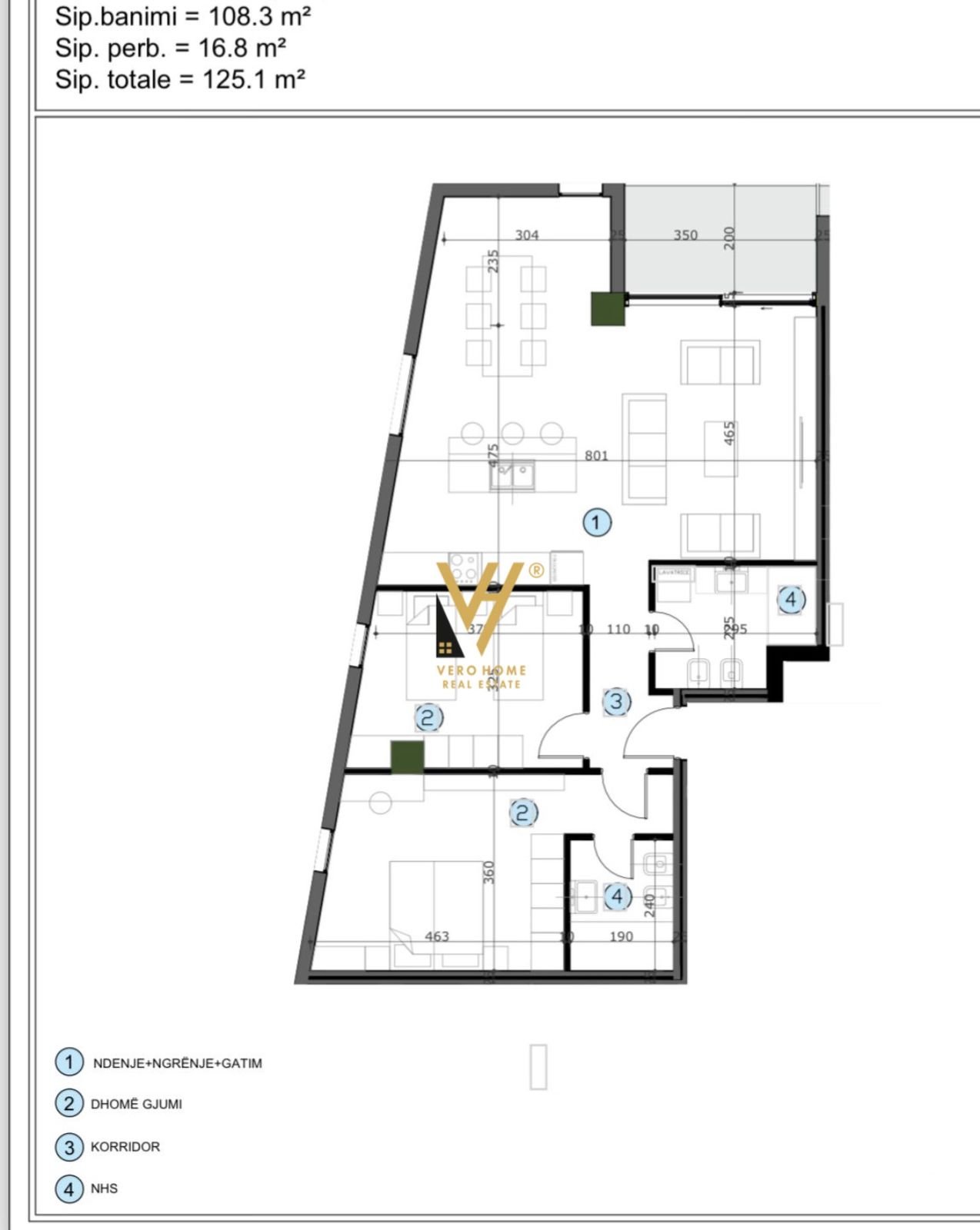 2+1+BLK TE MOA RESIDENC, KASHAR 175.000 EURO