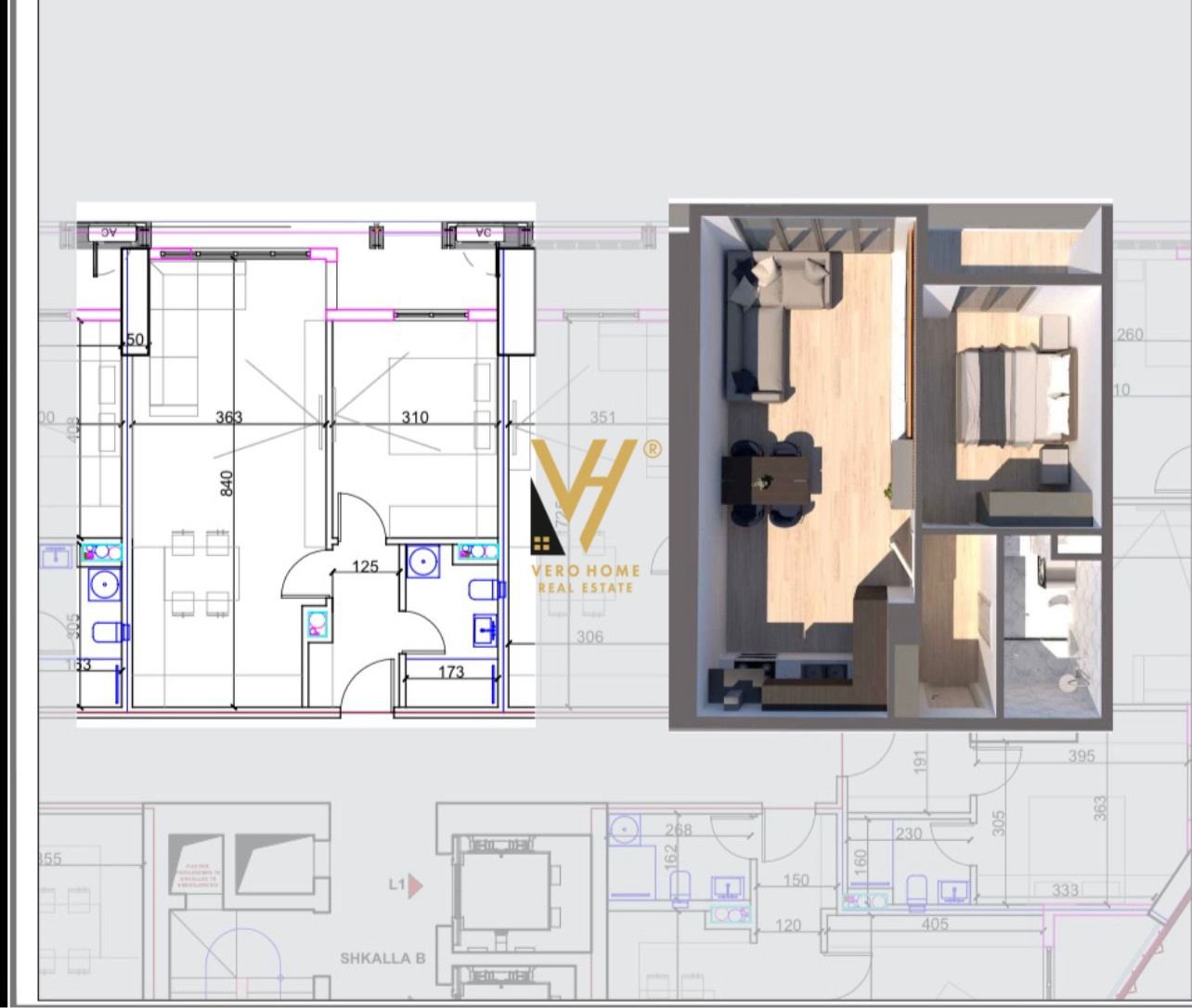 1+1 TE UNITED TOWERS OF TIRANA 198.700 EURO