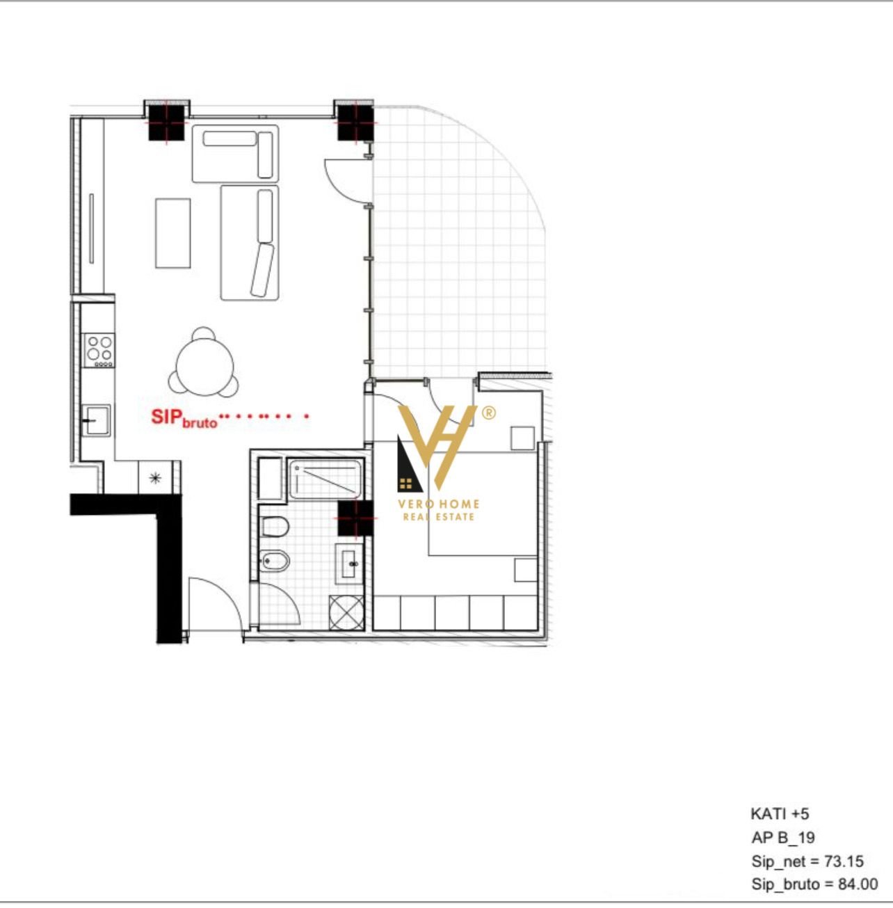 1+1 NE ASTIR, RIVER PARK 84.000 EURO