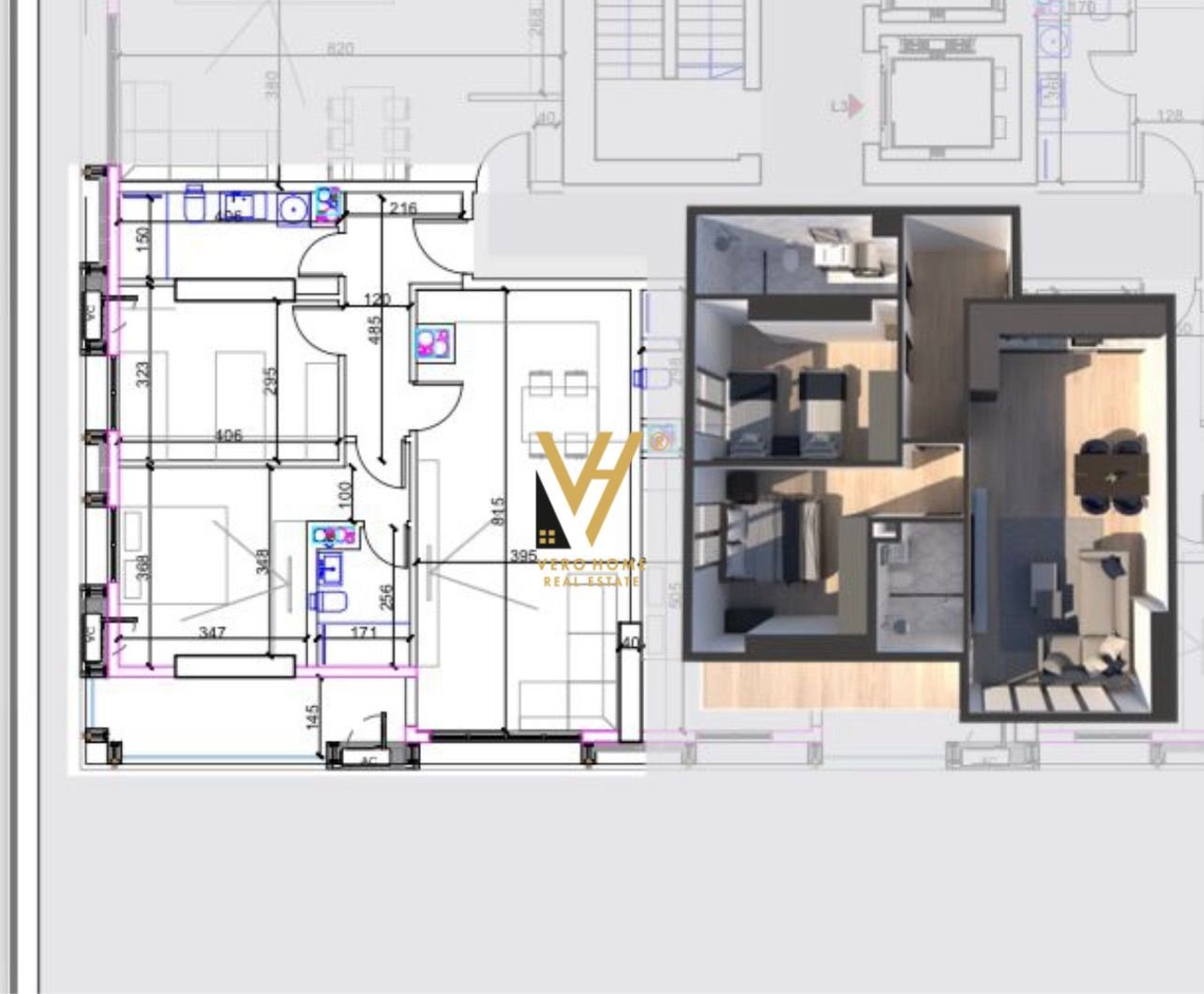 APARTAMENT 2+1+2+BLK TE UNITED TOWERS 327.000 EURO