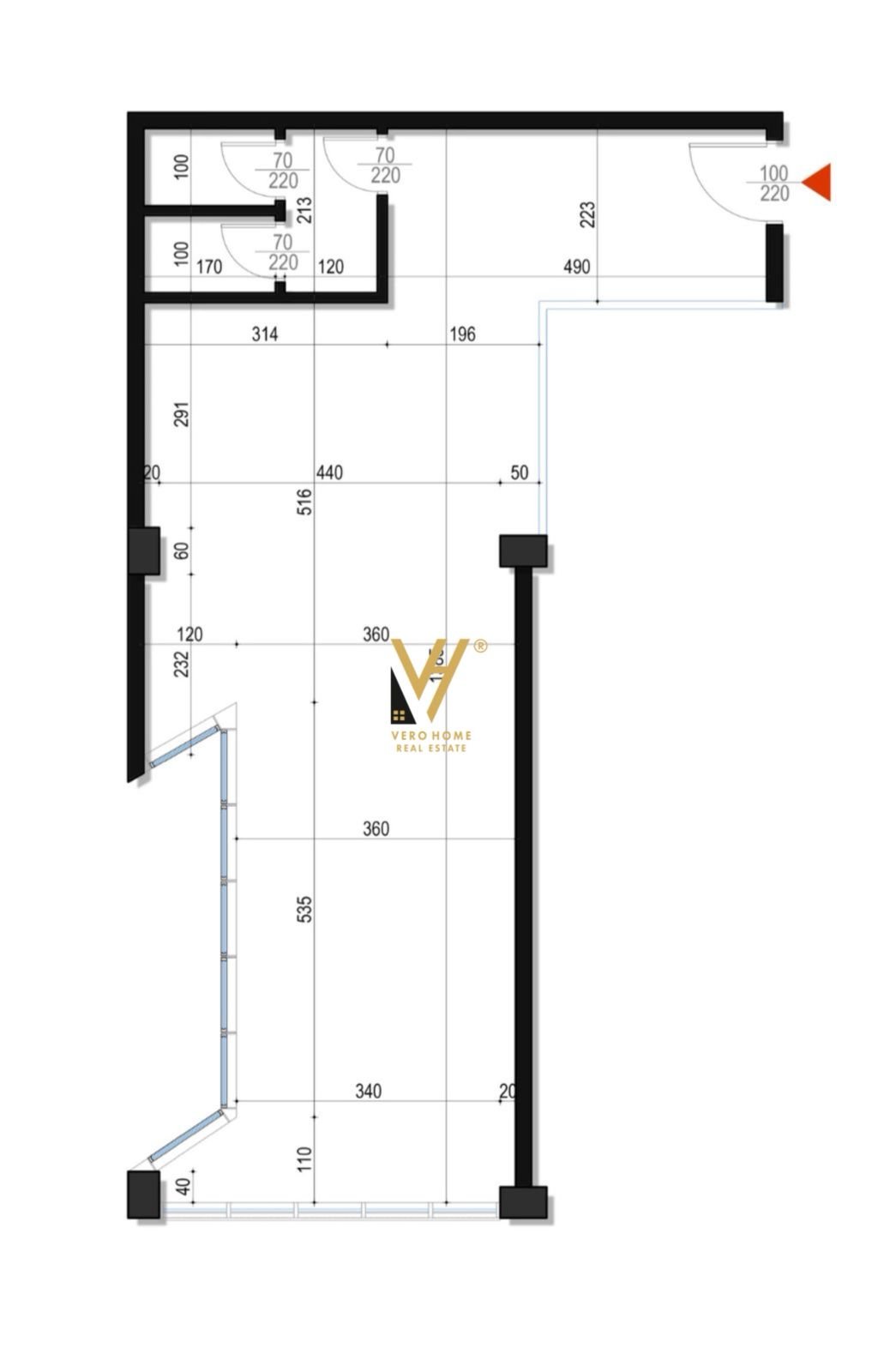 ZYRE 87 M2 TE THE ONE RESIDENCE, BLLOK 567.450 EUR