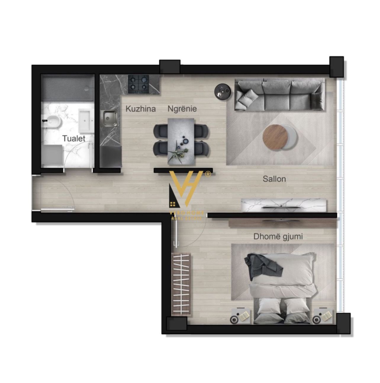 1+1 TE THE ONE RESIDENCE, BLLOK 347.160 EURO